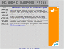 Tablet Screenshot of harpoonpages.com